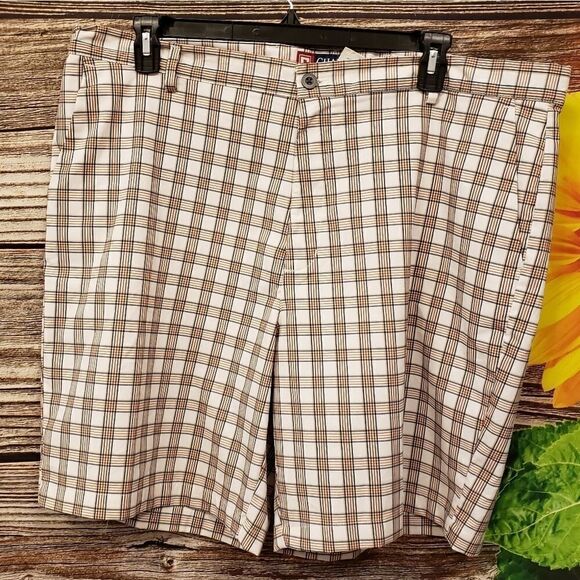Chaps flat front plaid shorts size 42 Pre-owned - Picture 1 of 6
